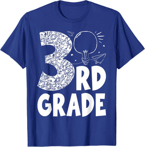 Going To 3rd Grade Teacher Squad and Third Grade Boys Girls T-Shirt - T-Shirt | Royal