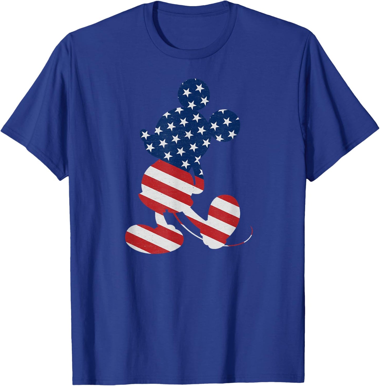 Disney Mickey Mouse American Flag USA T Shirt T-Shirt - T-Shirt | Royal