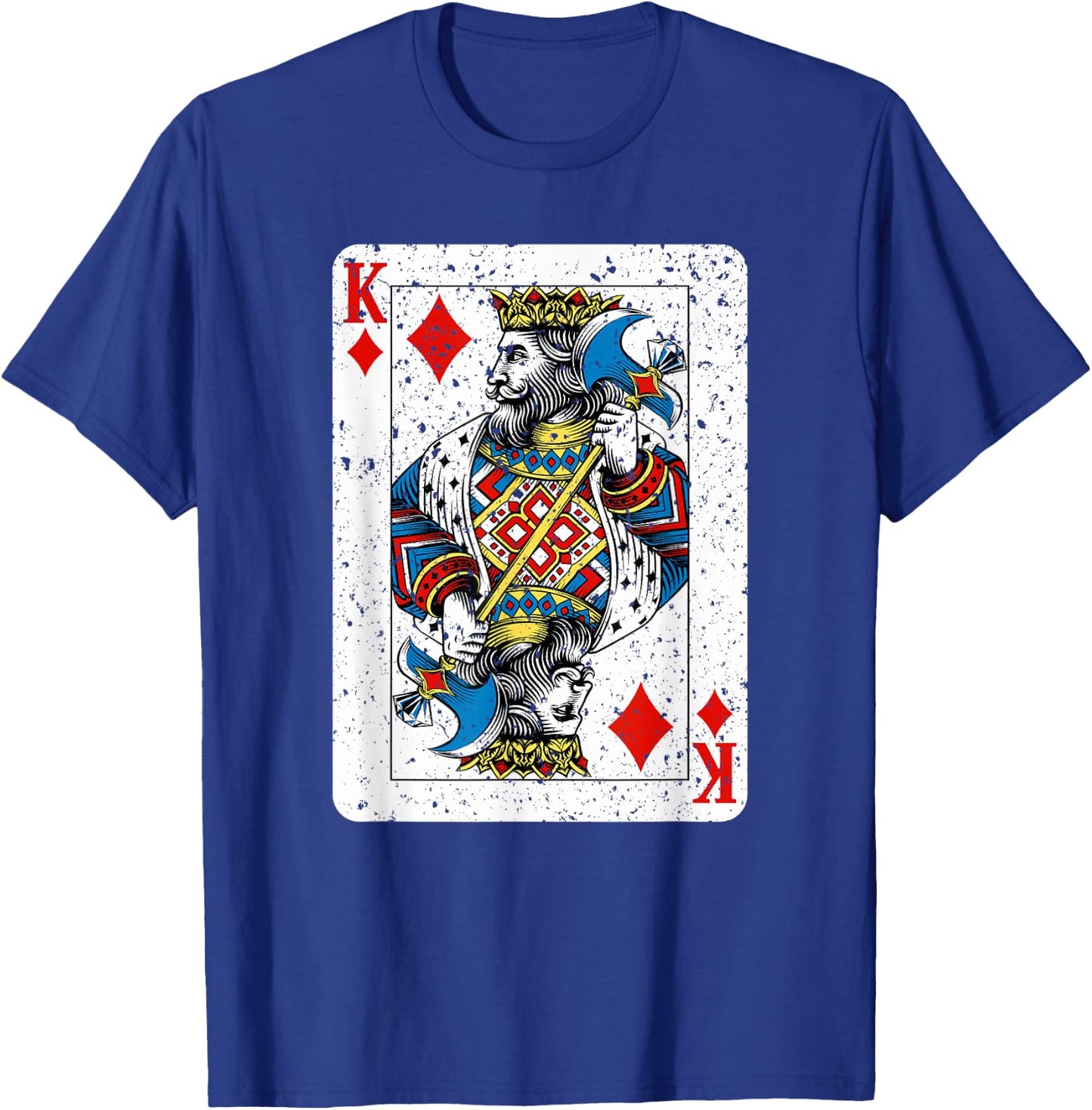 King of Diamonds Deck of Playing Cards Vintage Retro Style T-Shirt - T-Shirt | Royal