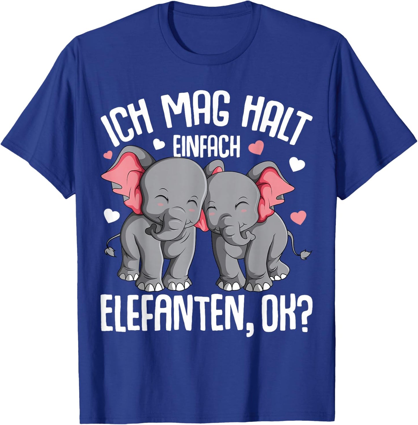 Ich mag halt Elefanten Damen Kinder T-Shirt - T-Shirt | Royal