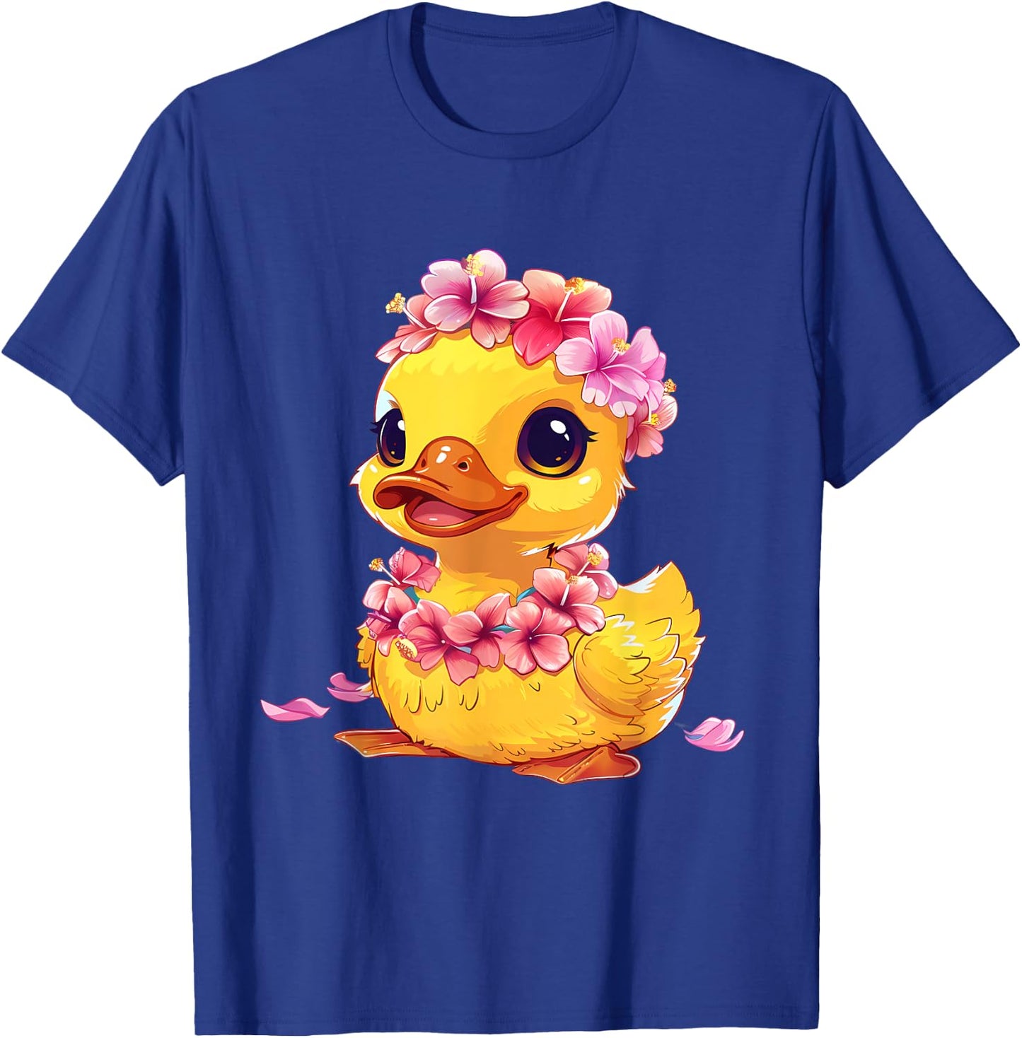 Rubber Duck Hawaiian Floral Hawaii Rubber Duck Lover T-Shirt - T-Shirt | Royal