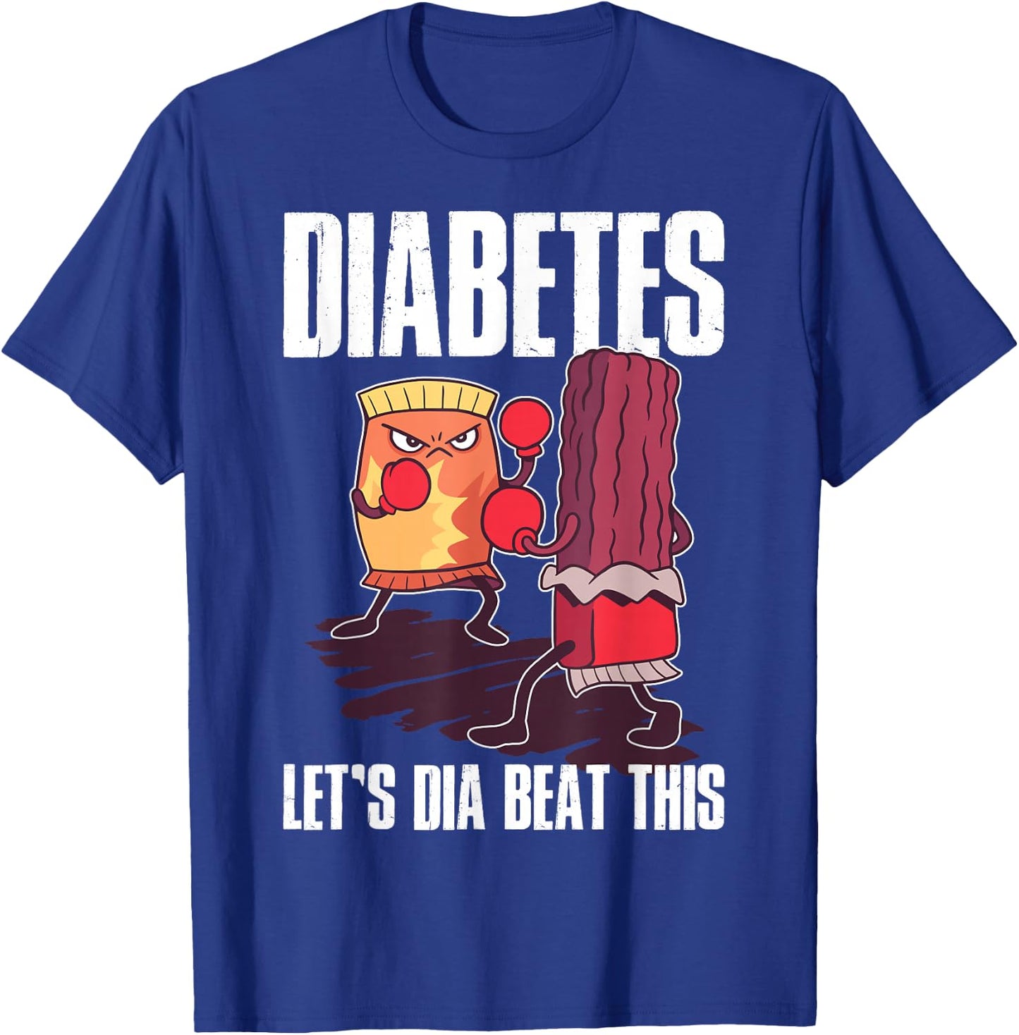 Diabetes Lets Dia Beat This Diabetic T-Shirt - T-Shirt | Royal