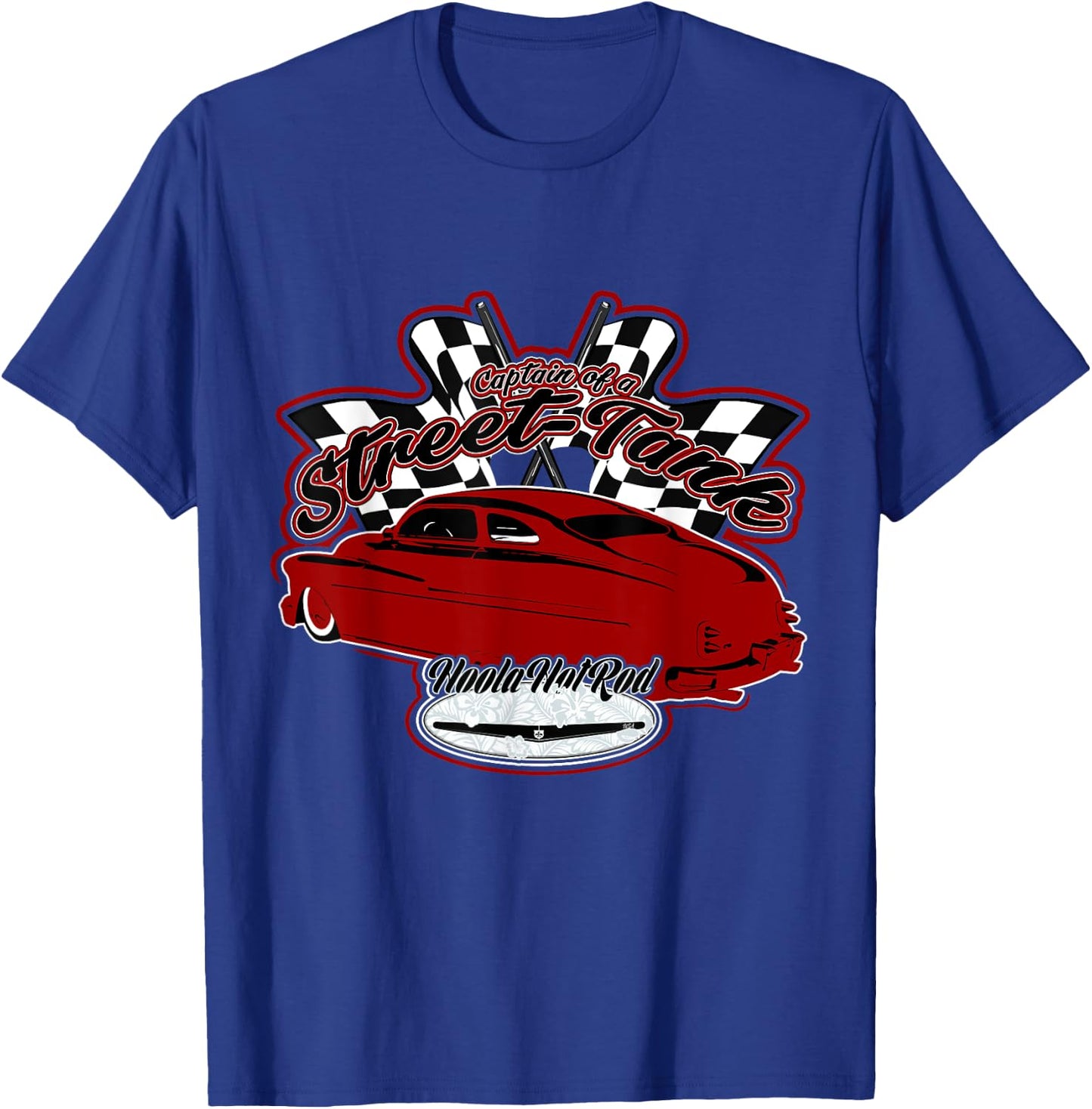 40s Leadsled,Lead Sled,top,chopped Mercury,Hot Rod,Clip Art T-Shirt - T-Shirt | Royal