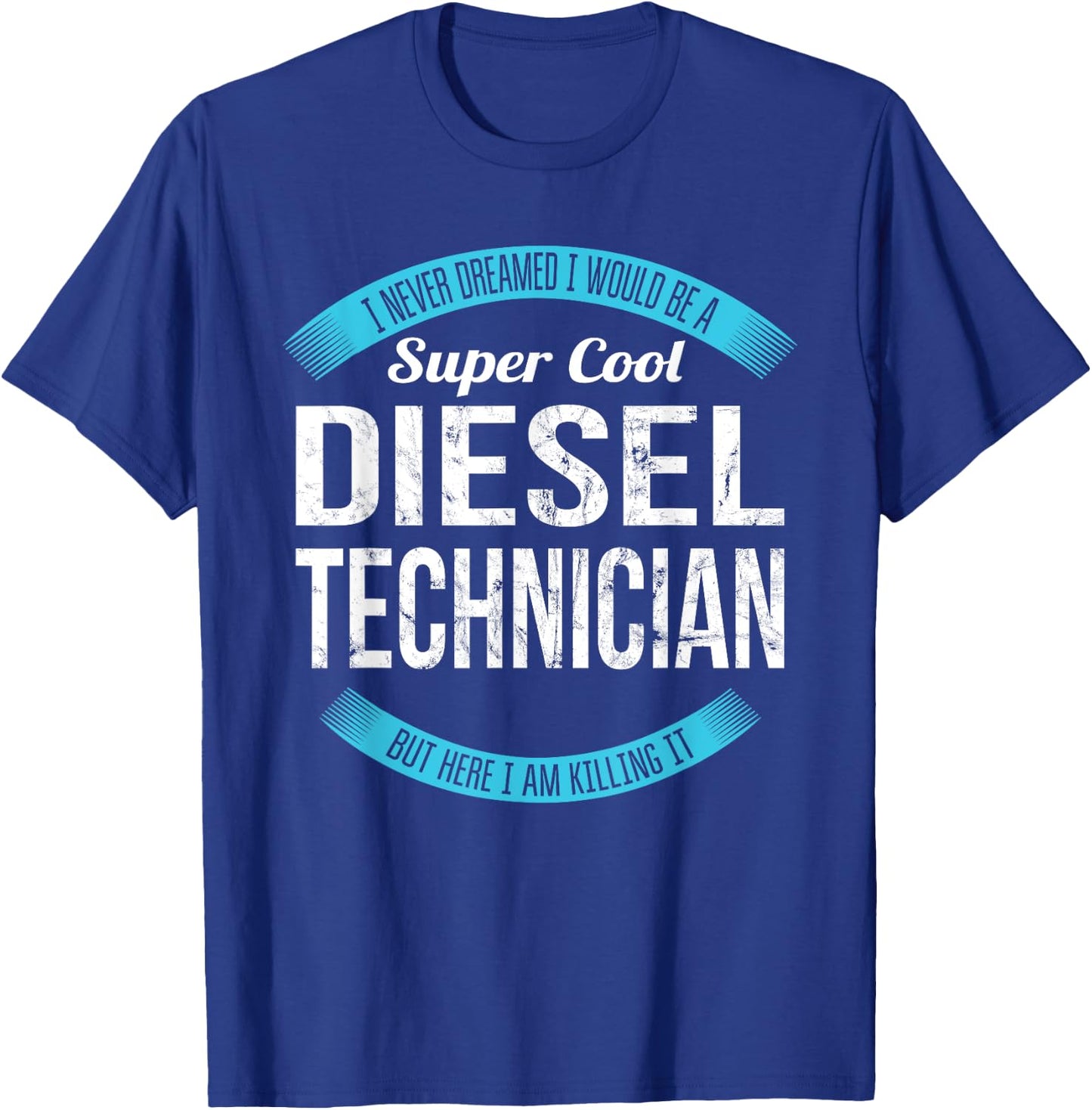 Diesel Technician Gifts Funny T-Shirt - T-Shirt | Royal