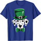 Green Dalmatian shamrock on St Patricks Day Dalmatian T-Shirt - T-Shirt | Royal