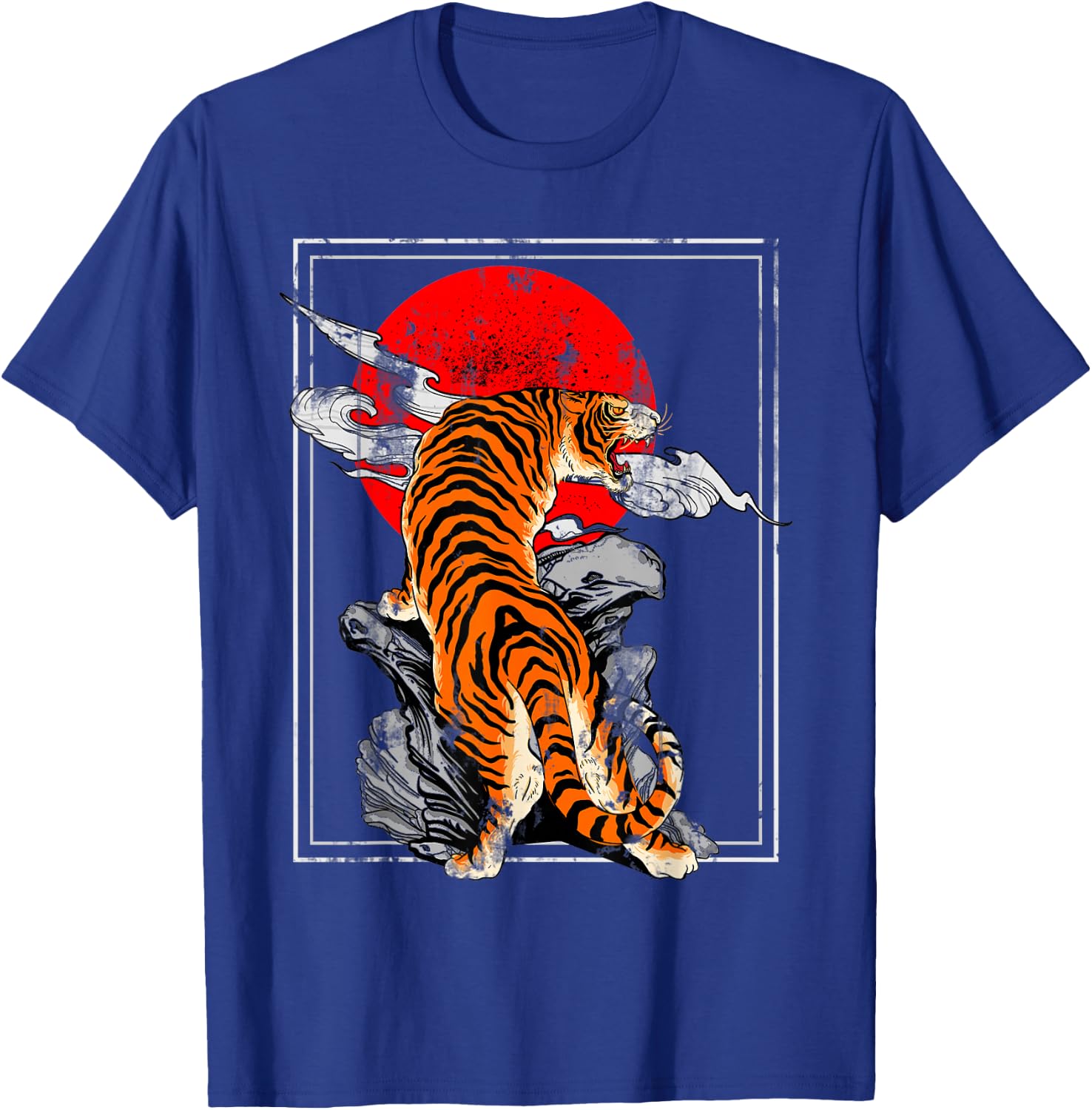 Powerful Asian Animal Tiger T-Shirt - T-Shirt | Royal