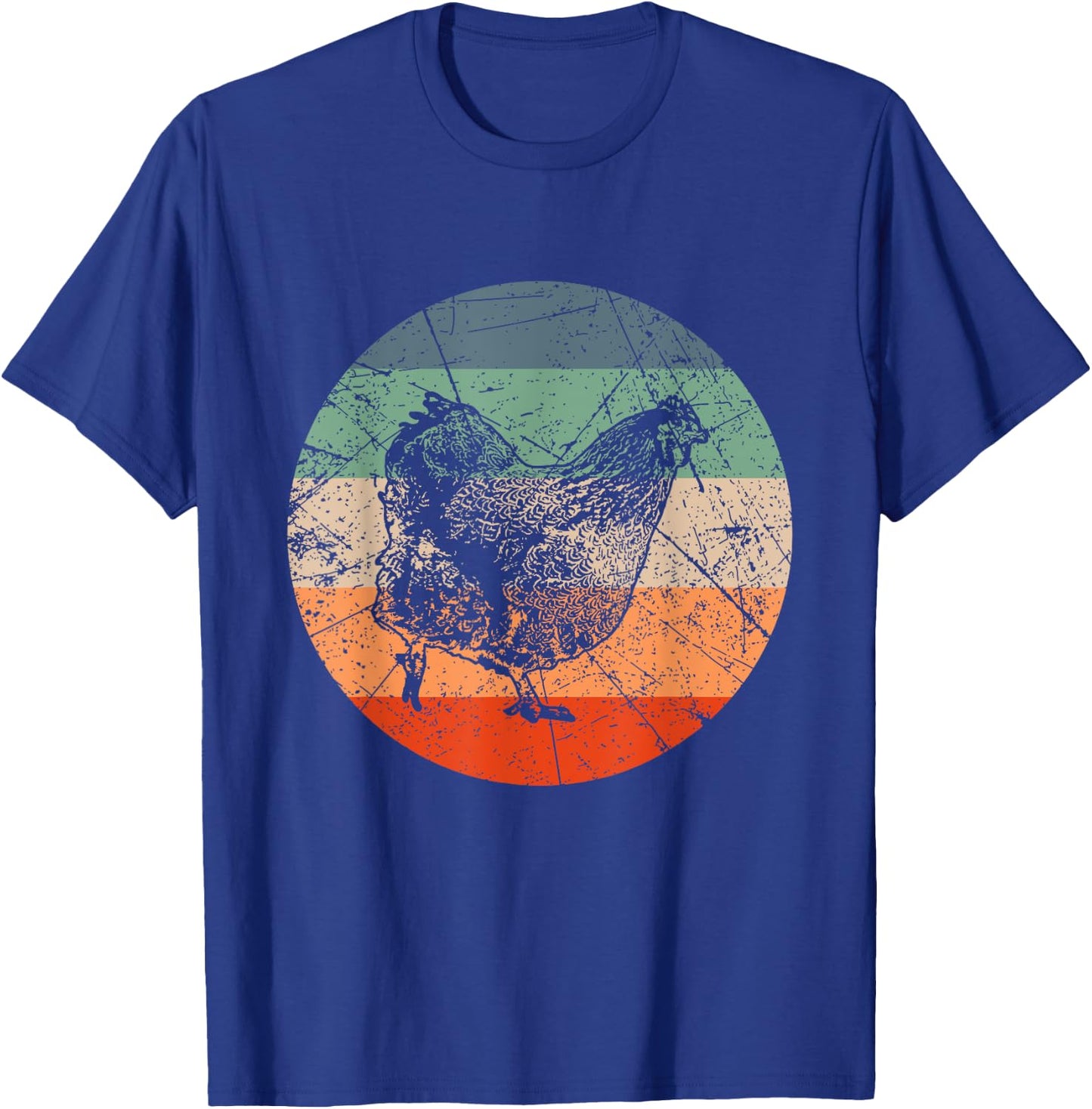 Retro Huhn-Silhouette – Farmer Vintage Orpington T-Shirt - T-Shirt | Royal