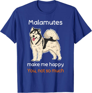 Alaskan Malamute Lover Shirt Joke Dog Malamute T-Shirt - T-Shirt | Royal