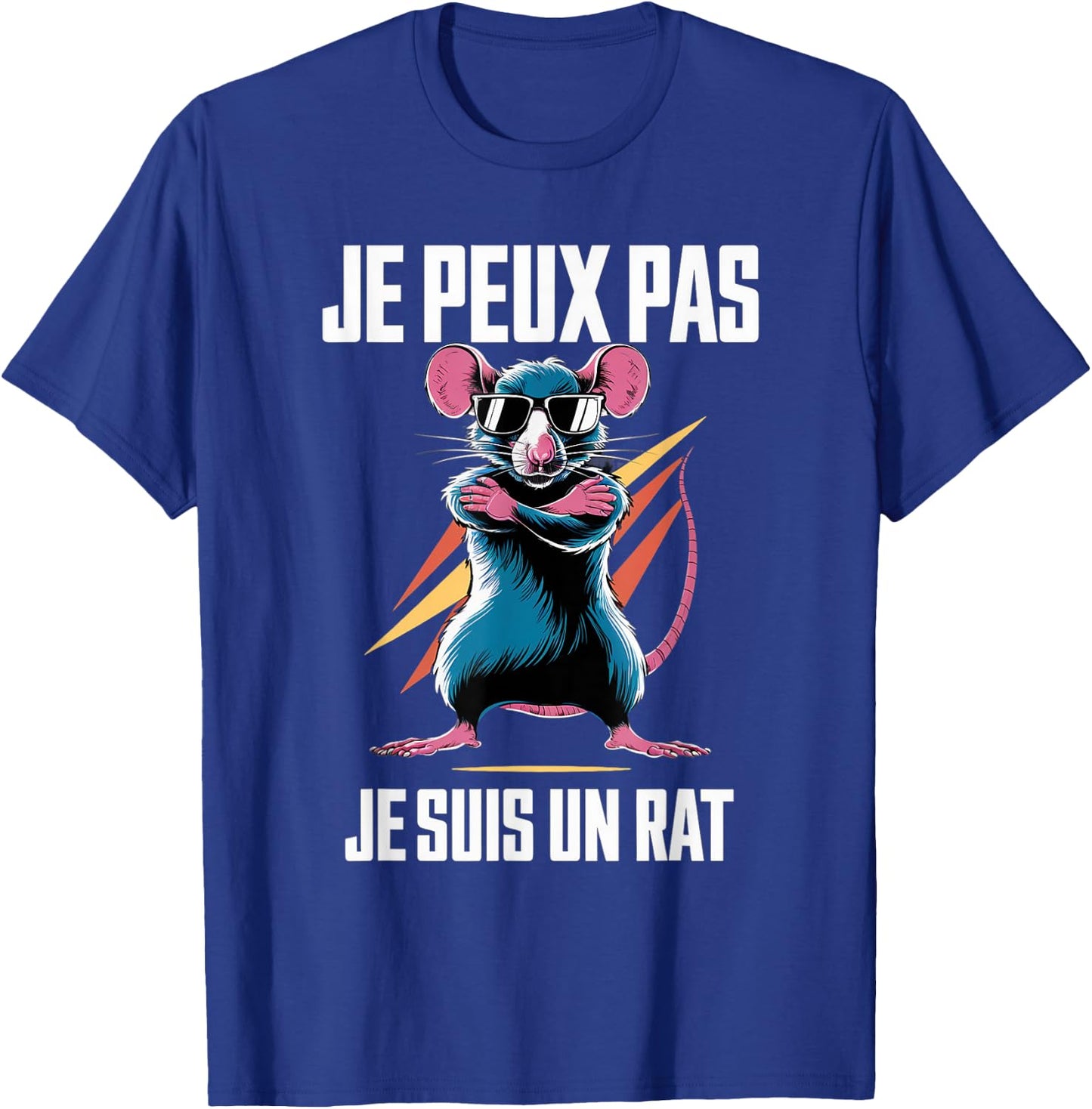 Rats Radin Humour Je Peux Pas Je Suis Un Rat , Black, S T-Shirt - T-Shirt | Royal