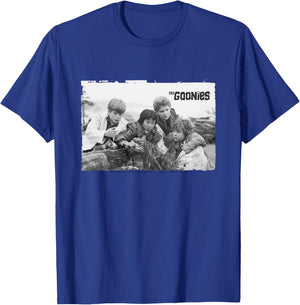 The Goonies Gang Mikey Data Mouth & Chunk Kids T-Shirt - T-Shirt | Royal