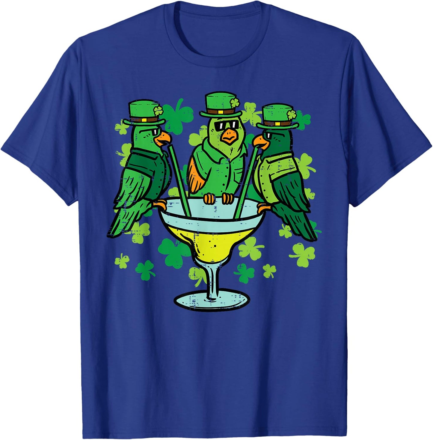 St Patricks Day Parrots Bird Saint Pattys Paddys Irish Women T-Shirt - T-Shirt | Royal
