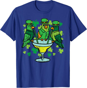 St Patricks Day Parrots Bird Saint Pattys Paddys Irish Women T-Shirt - T-Shirt | Royal