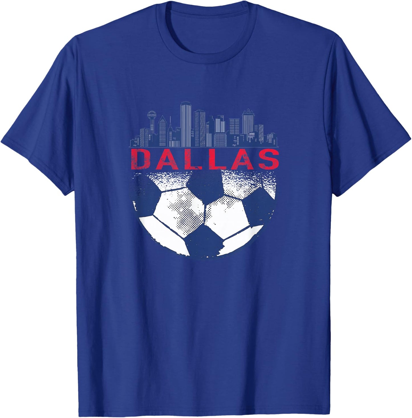 Dallas Texas Fan fc t Shirt T-Shirt - T-Shirt | Royal