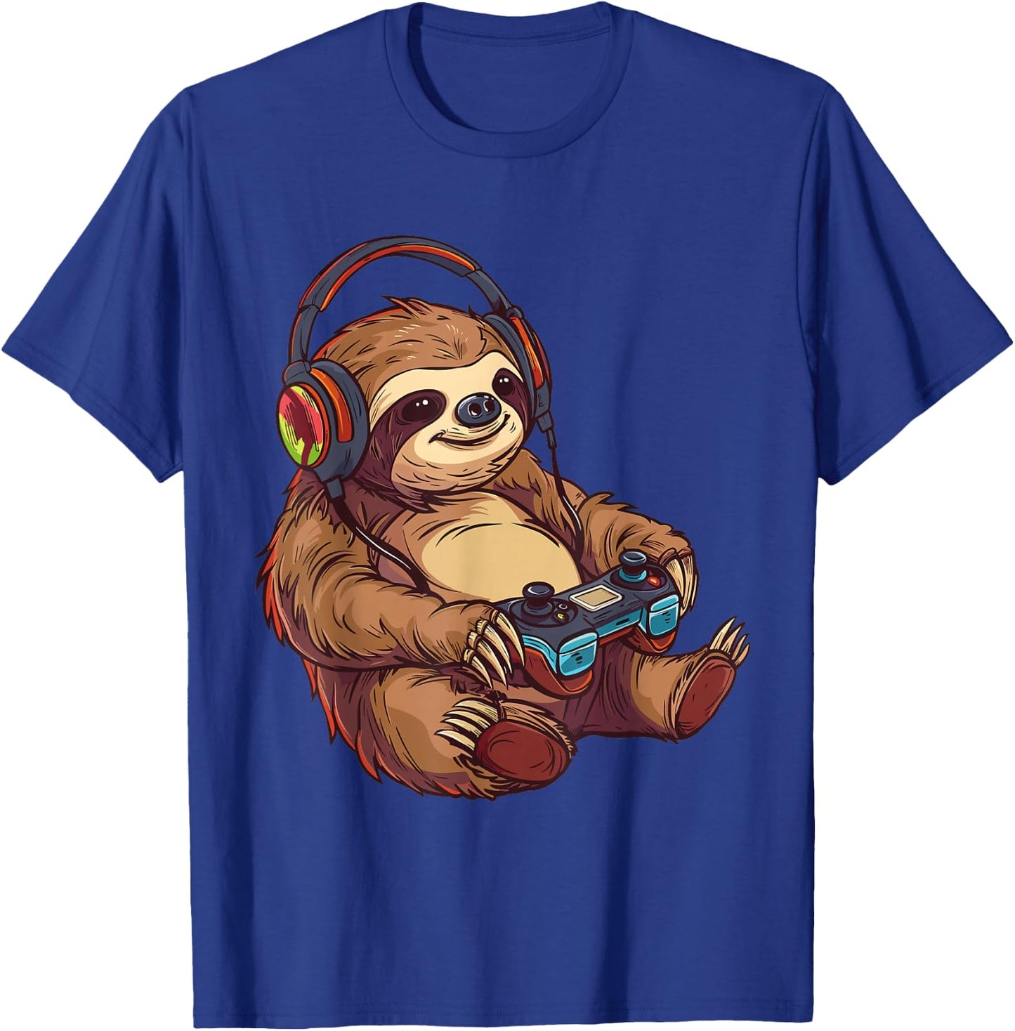 Sloth gaming T-Shirt - T-Shirt | Royal