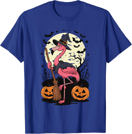Flamingo Witch T-Shirt - T-Shirt | Royal