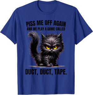 The Bunny Foot Piss Me Off Again We Play Game Duct Tape T-Shirt - T-Shirt | Royal