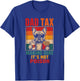 Dad Tax French Bulldog Funny Dog Dad Men Kids T-Shirt - T-Shirt | Royal