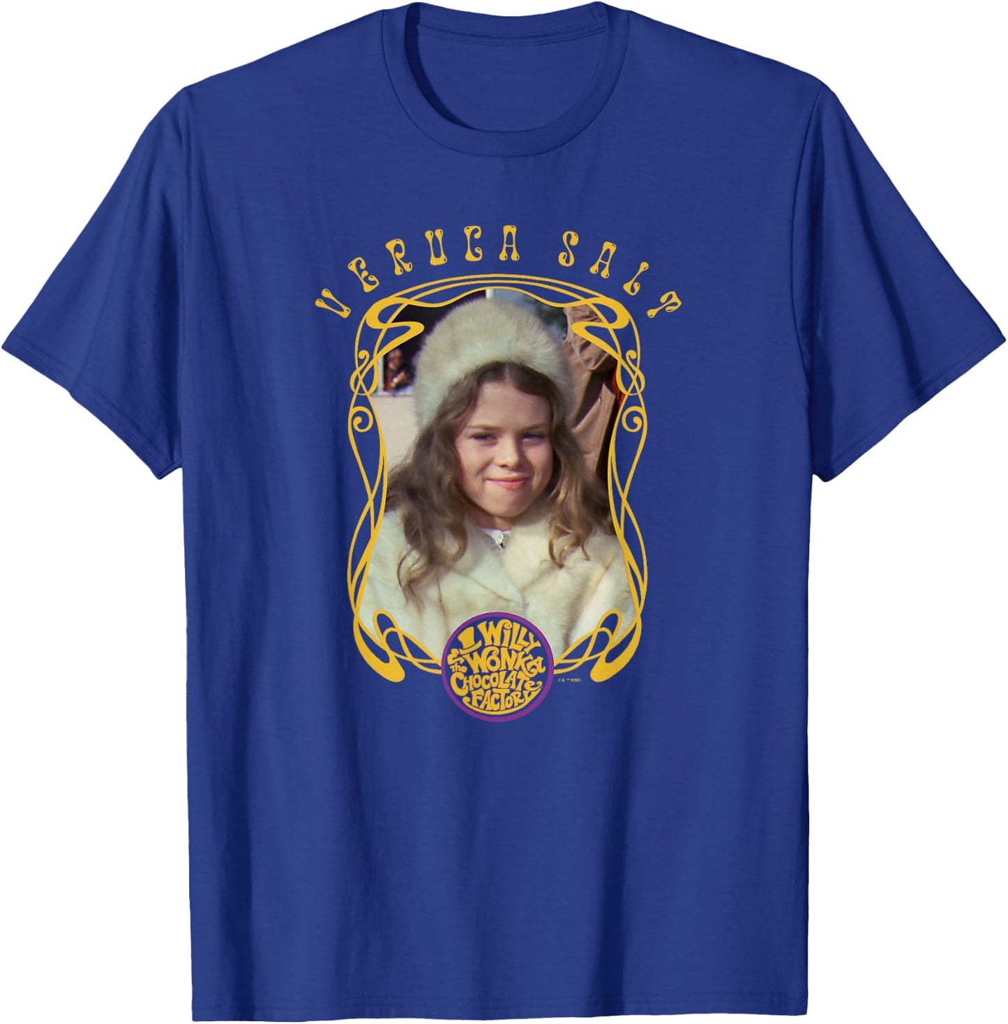 Willy Wonka And The Chocolate Factory Veruca Salt Frame T-Shirt - T-Shirt | Royal