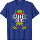 Kaffeelfe Weihnachtsoutfit Weihnachten Familie Outfit T-Shirt - T-Shirt | Royal