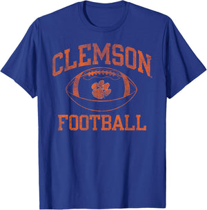 Elite Authentics Purple Clemson Tigers Football , Men's, Small, Short Sleeve, , Polyester 100%, Officially Licensed, Clemson Fans, Students, Alumni, and Families T-Shirt - T-Shirt | Royal