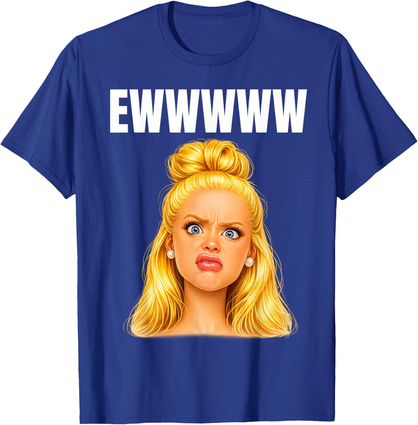 Lustiges Meme Gesicht Doll Face Sarkasmus Design mit Love T-Shirt - T-Shirt | Royal
