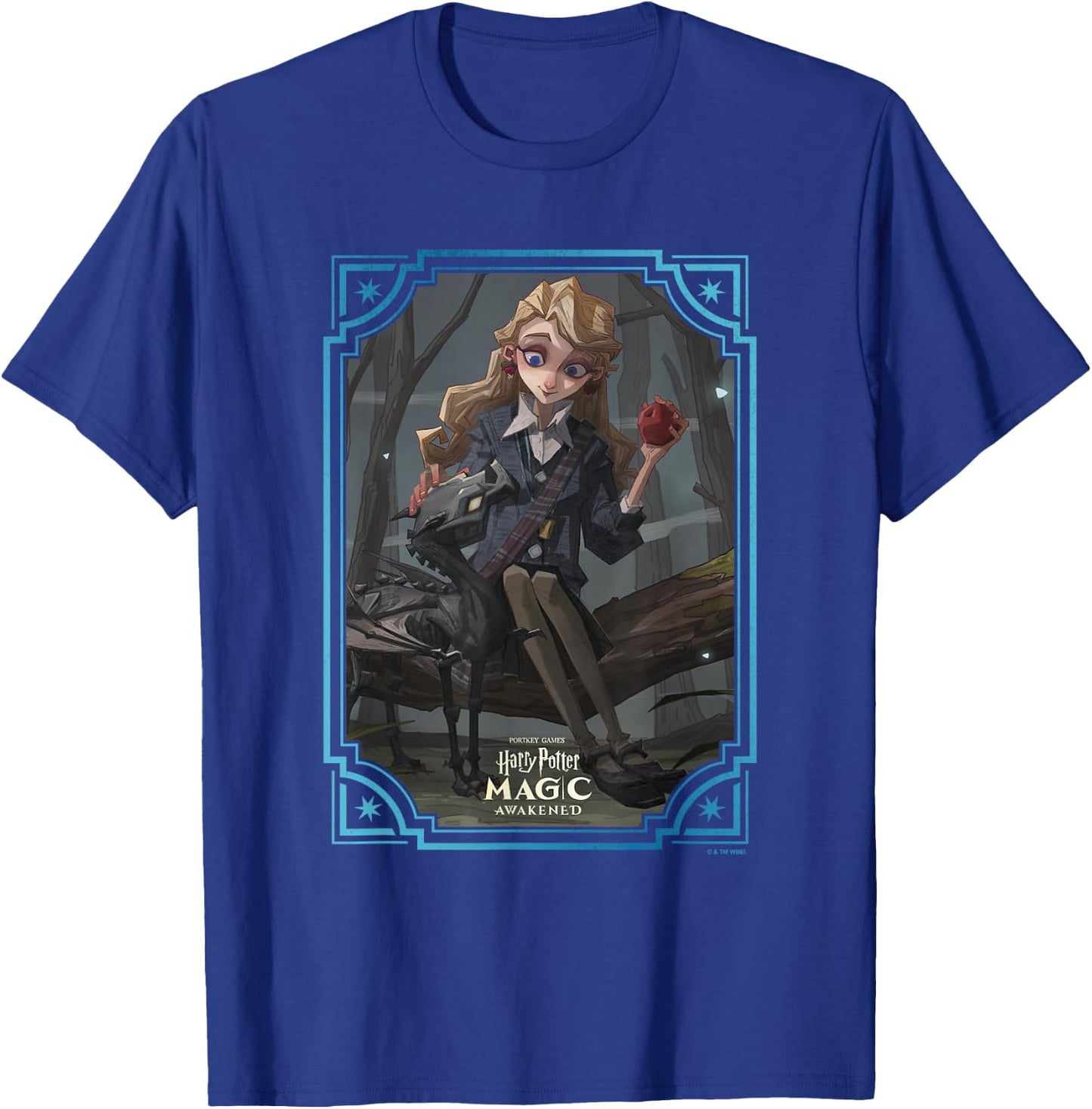 Harry Potter: Magic Awakened Luna Lovegood Thestral Card T-Shirt - T-Shirt | Royal
