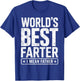 Men Father's Day Retro Dad World's Best Farter I Mean Father T-Shirt - T-Shirt | Royal