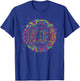 Bohemian Fractal Geometry Yogi Spiritual Mandala T-Shirt - T-Shirt | Royal