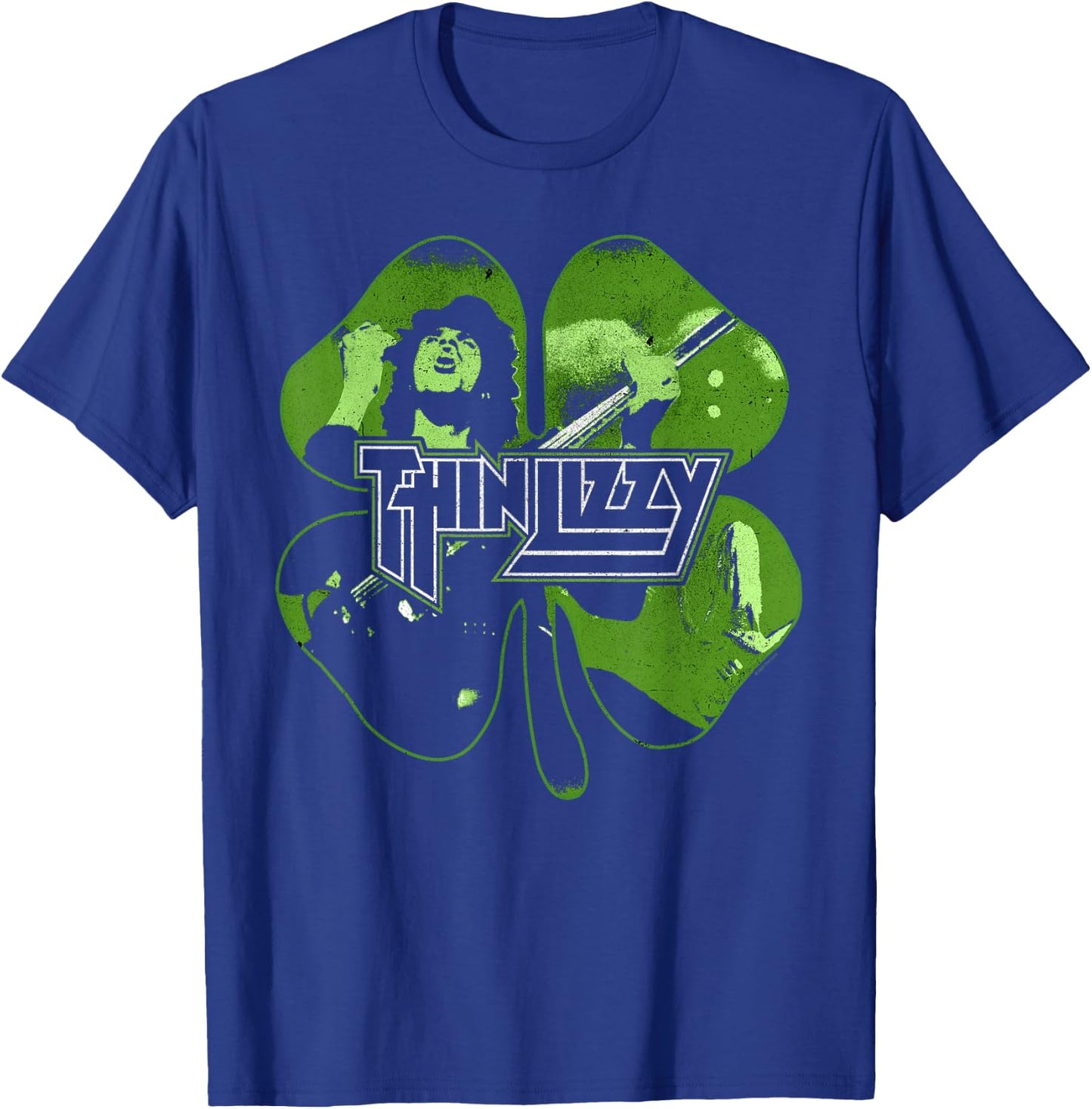 Thin Lizzy - Shamrock Infill , black T-Shirt - T-Shirt | Royal