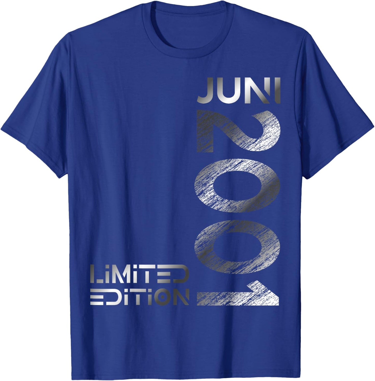Limited Edition Juni 2001 Mann Frau 25. Geburtstag T-Shirt - T-Shirt | Royal