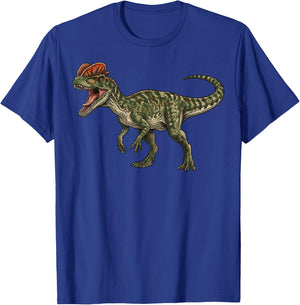 Dilophosaurus Illustration T-Shirt - T-Shirt | Royal