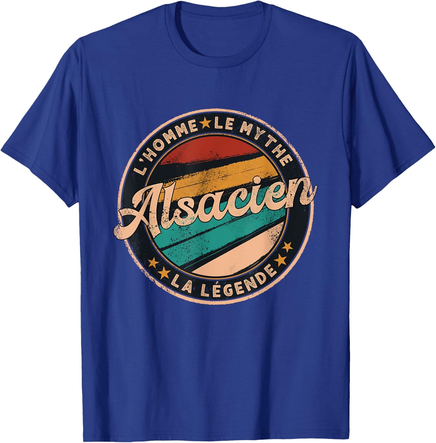 Alsatian Man Myth Legend Gift Humour Alsace , Black, S T-Shirt - T-Shirt | Royal
