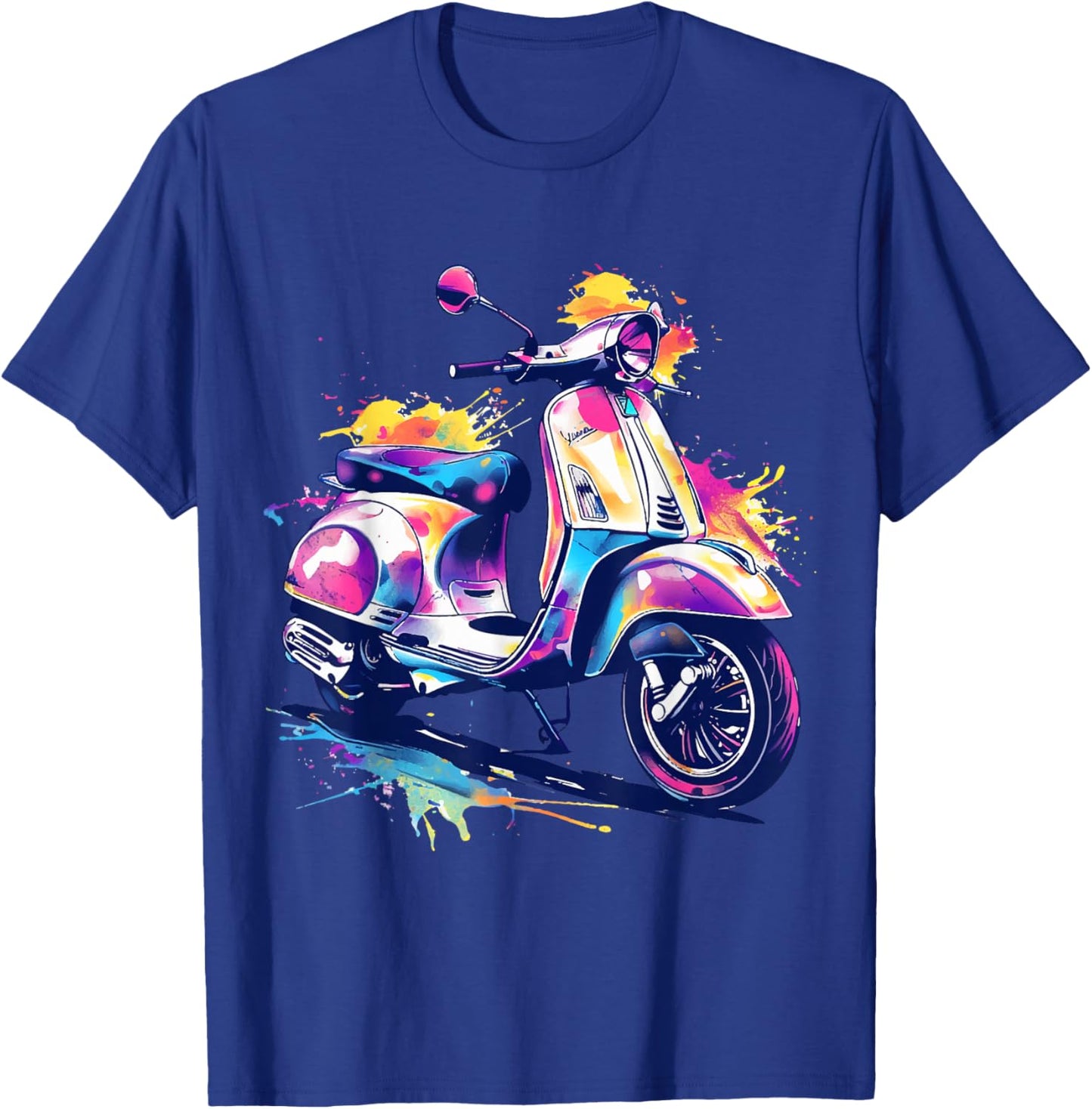 Scooter Moped Scooter Scooter Gift , black T-Shirt - T-Shirt | Royal
