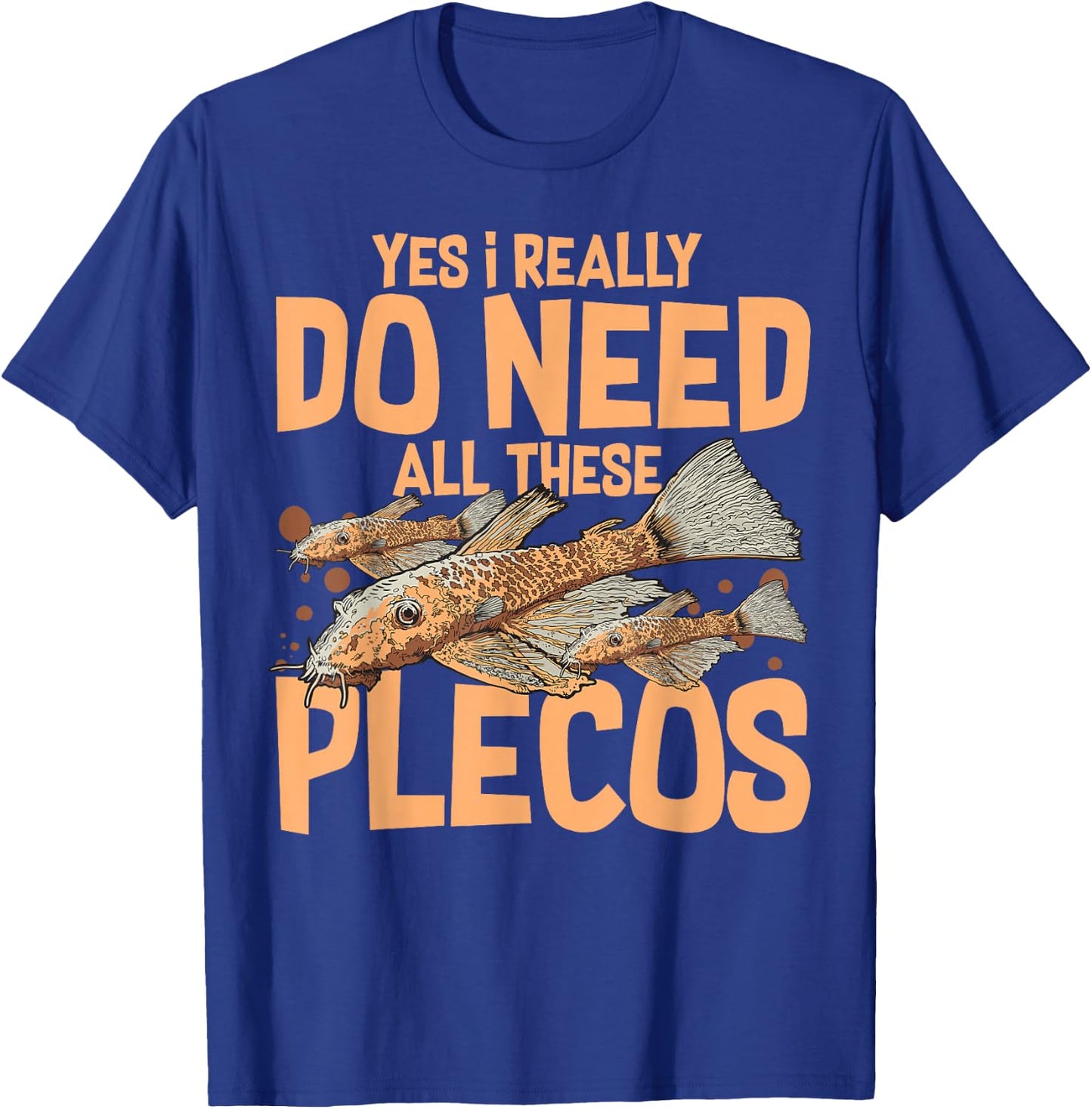 Plecostomus Pleco Fish Aquarium Food Tank Zebra Cave T-Shirt - T-Shirt | Royal