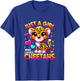 Just a Girl who loves Cheetahs T-Shirt - T-Shirt | Royal