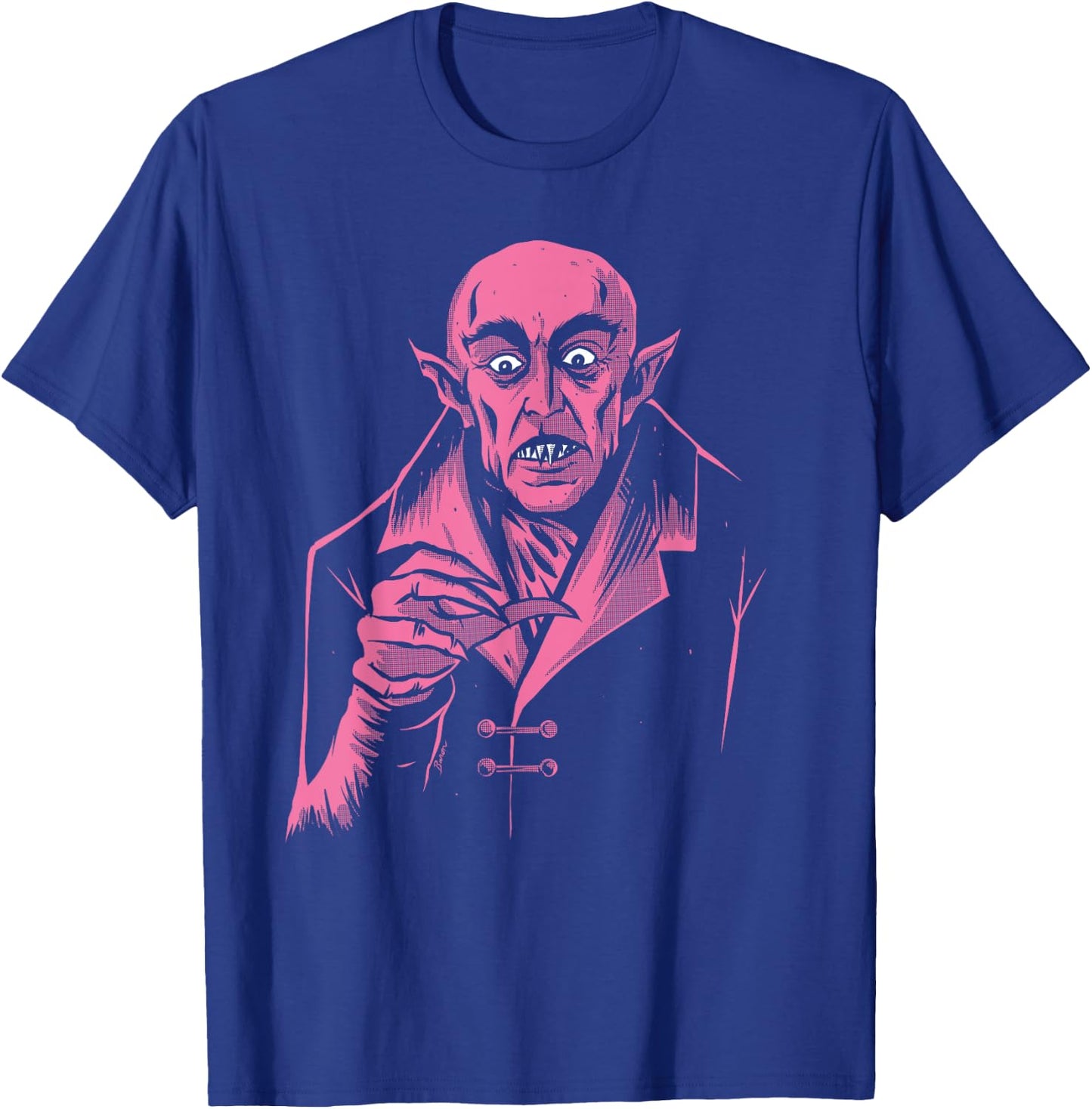 Vampire Nosferatu Monster Dracula Halloween T-Shirt - T-Shirt | Royal