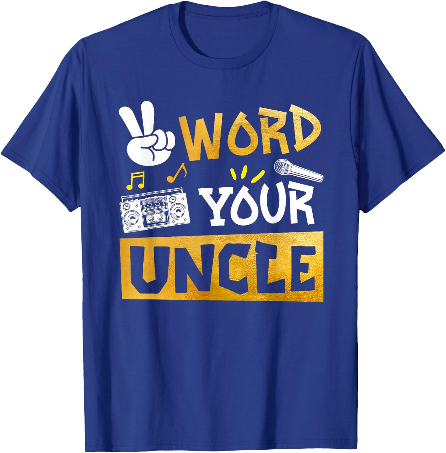 Word Your Uncle - Uncle Of The Birthday Two Legit To Quit T-Shirt - T-Shirt | Royal