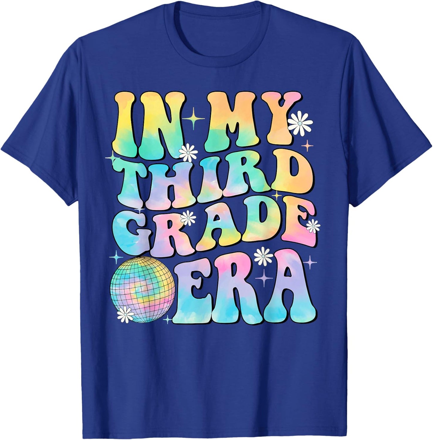 In My Third Grade Era 3rd Grade Girl Teacher Back to School T-Shirt - T-Shirt | Royal