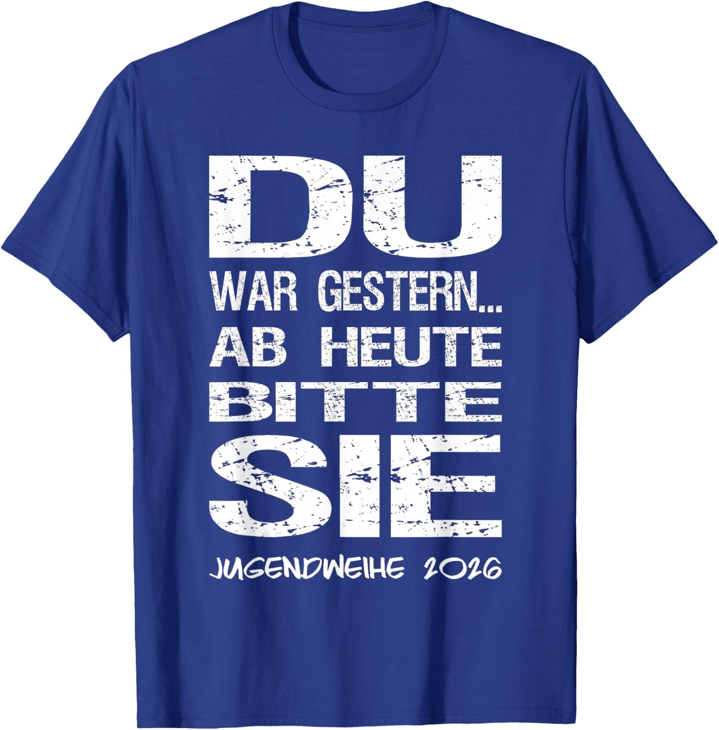 Jugendweihe 2026 Gästebuch T-Shirt - T-Shirt | Royal