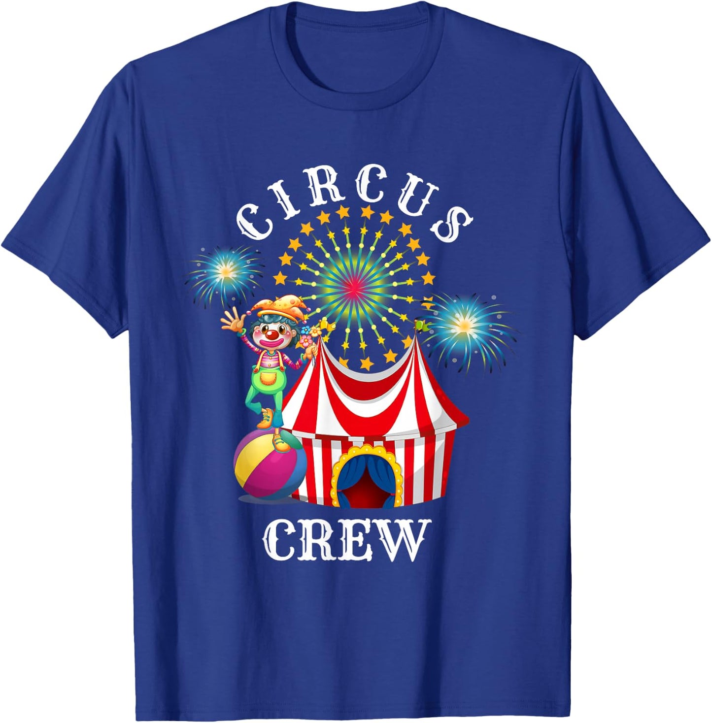 Circus Crew Funny Circus Staff Costume Circus Theme Party , black T-Shirt - T-Shirt | Royal