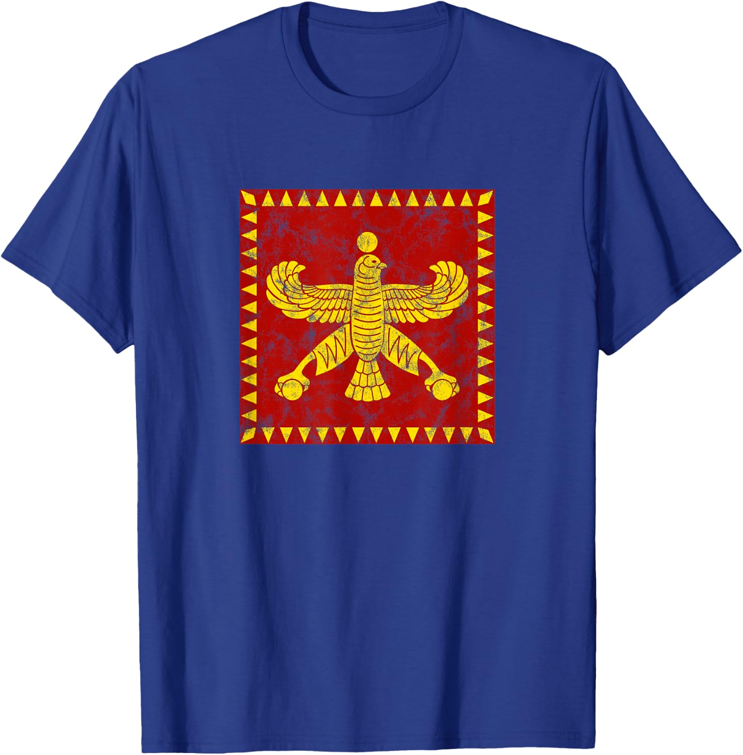 Shahbaz, falcon, standard, flag, Persian mythology, history T-Shirt - T-Shirt | Royal