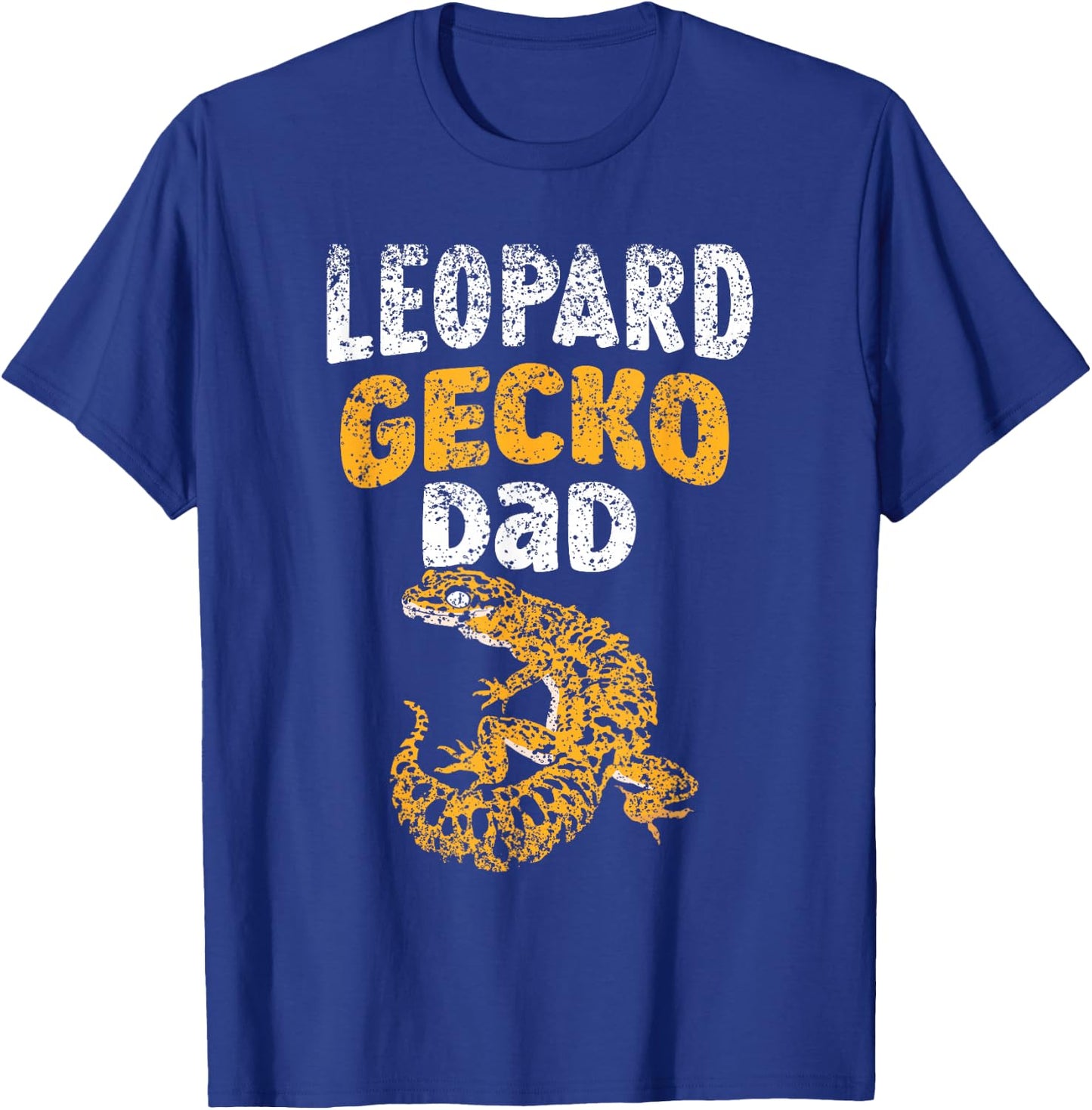 Leopard Gecko Dad Owner Lizard Geckos Leopard Gecko Father T-Shirt - T-Shirt | Royal