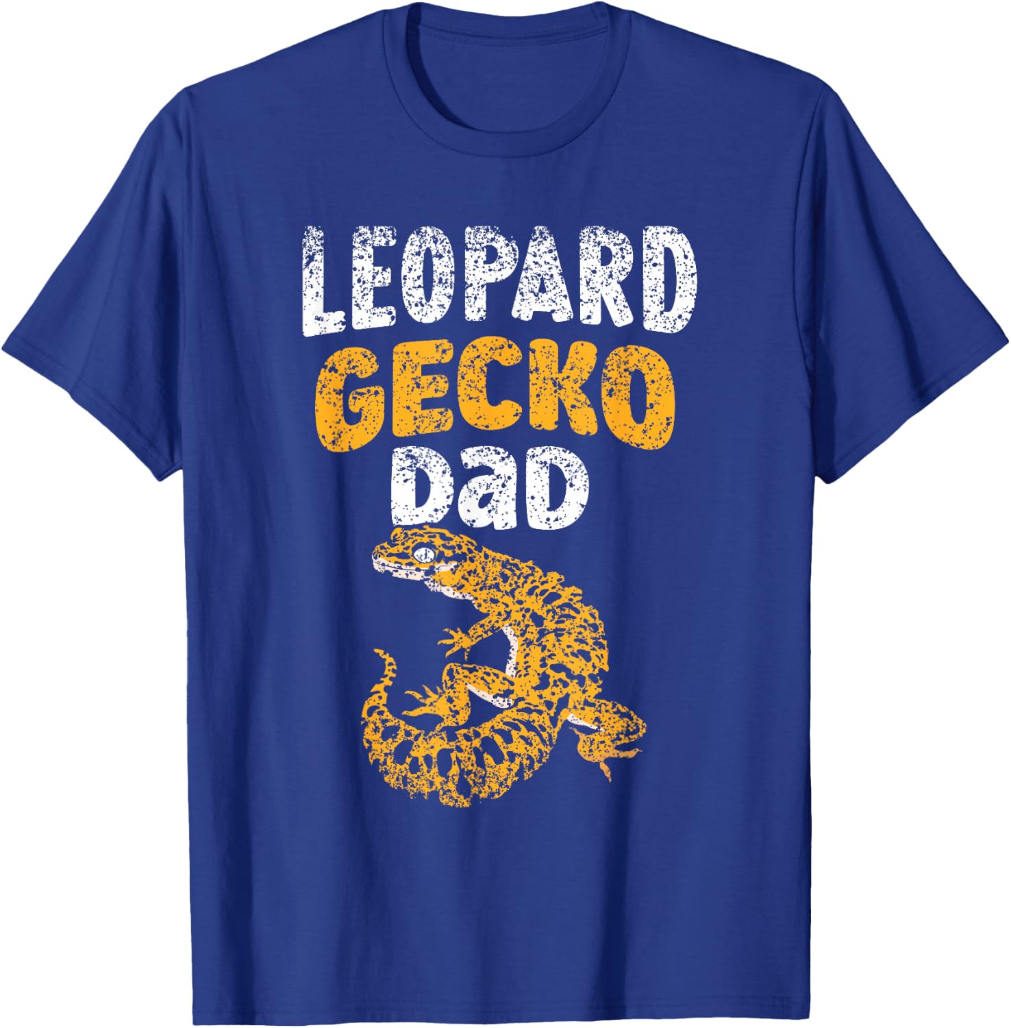 Leopard Gecko Dad Owner Lizard Geckos Leopard Gecko Father T-Shirt - T-Shirt | Royal