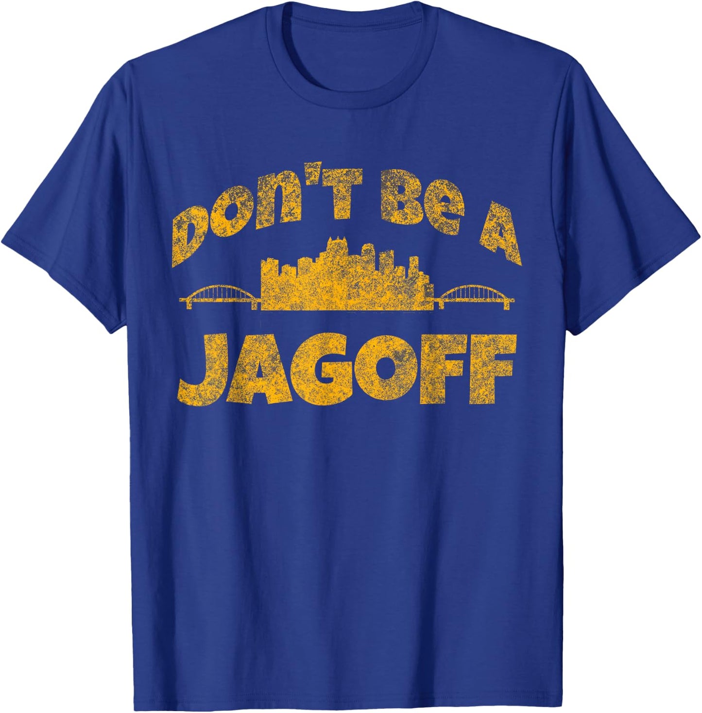 Pittsburgh Jagoff Yinz Funny Yinzer Steel City 412 Home T-Shirt - T-Shirt | Royal