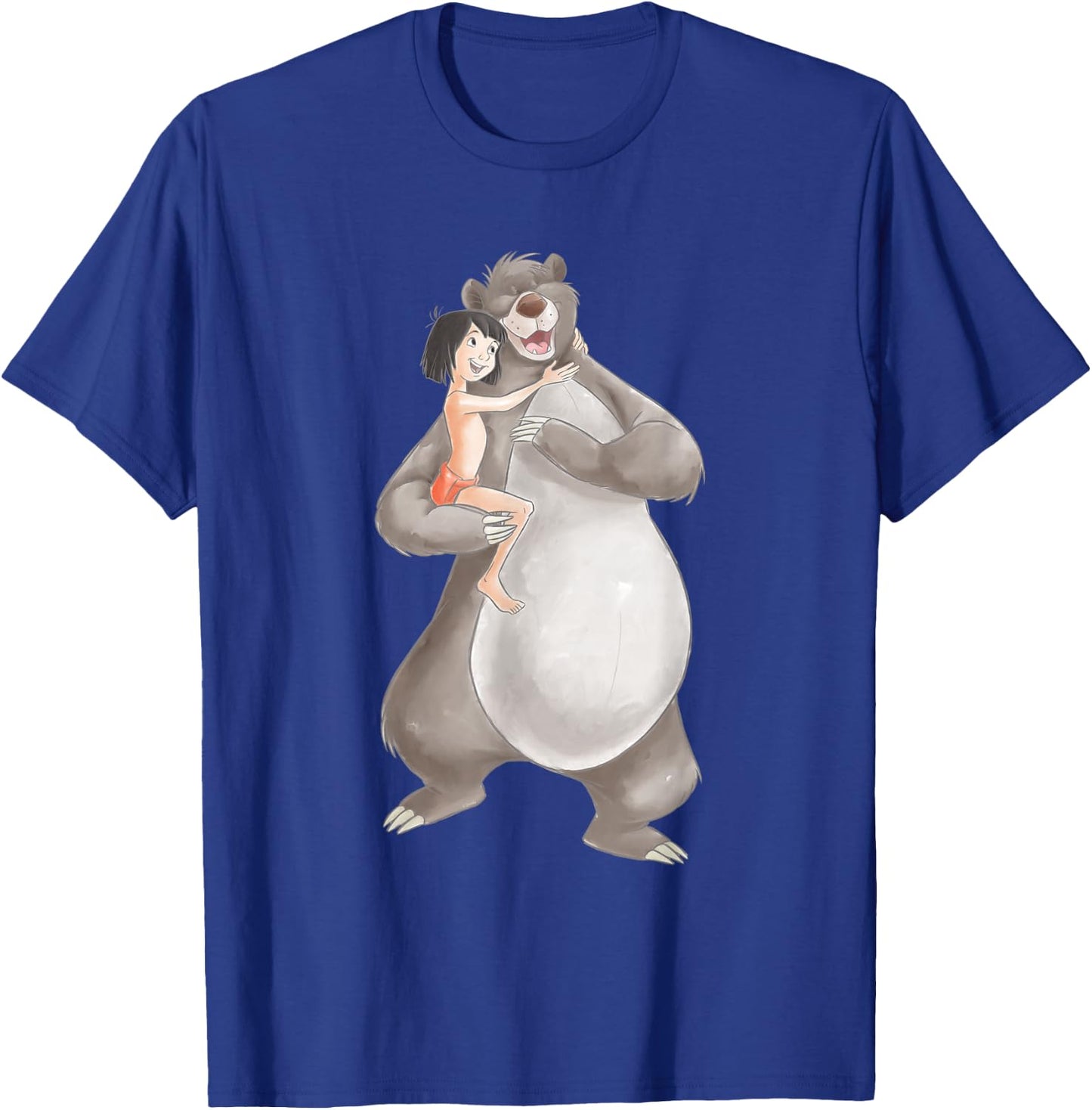 Jungle Book Watercolour Balu And Maugli T-Shirt - T-Shirt | Royal