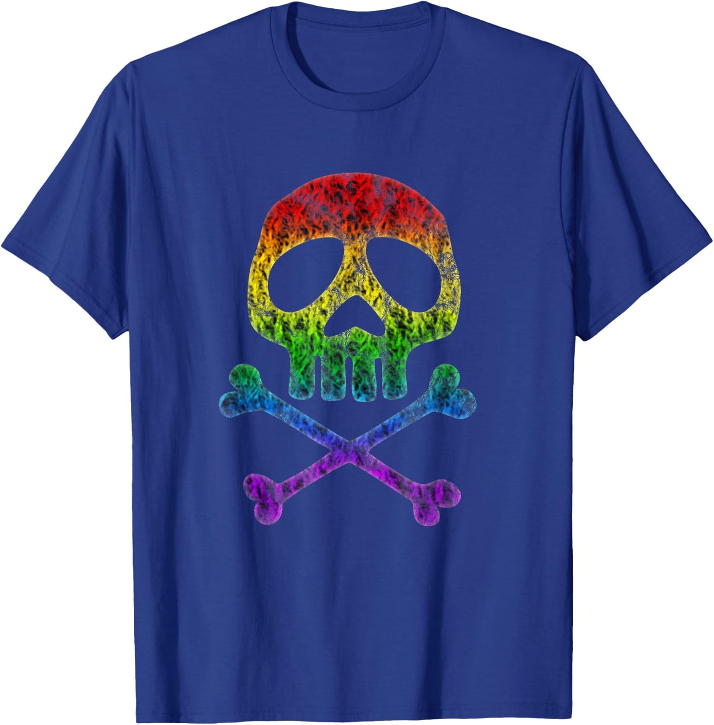 Skull Space Pirate Captain Crossbones Halloween Party T-Shirt - T-Shirt | Royal