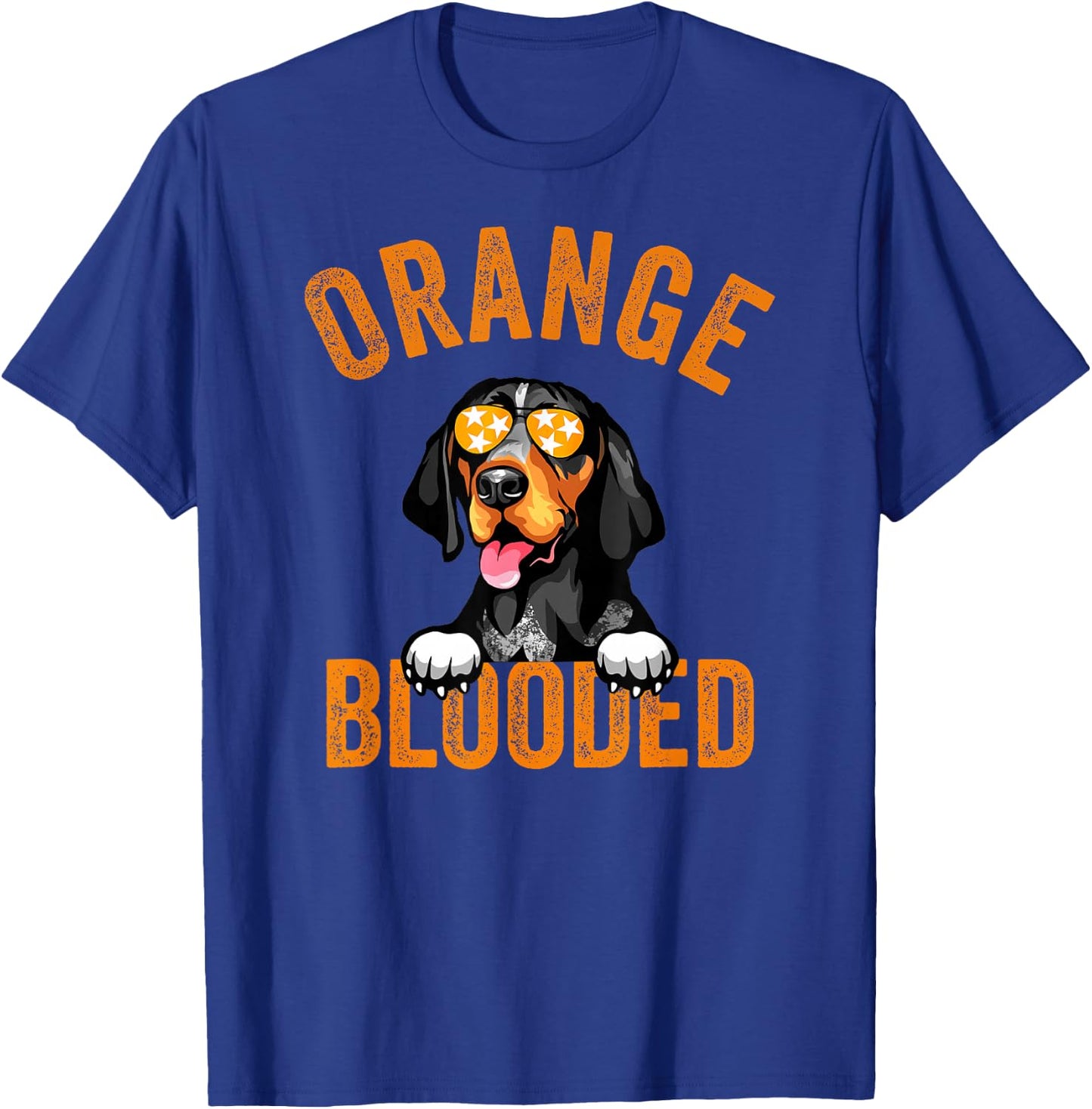 Orange Blooded Tennessee Hound Native Home. TN Dog Lovers Women Girls Kids T-Shirt - T-Shirt | Royal