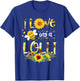 I Love Being A Lolli Sunflower Bee Mother's Day T-Shirt - T-Shirt | Royal