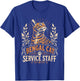 Bengal Cats Service Staff Vintage Funny Bengal Cat T-Shirt - T-Shirt | Royal
