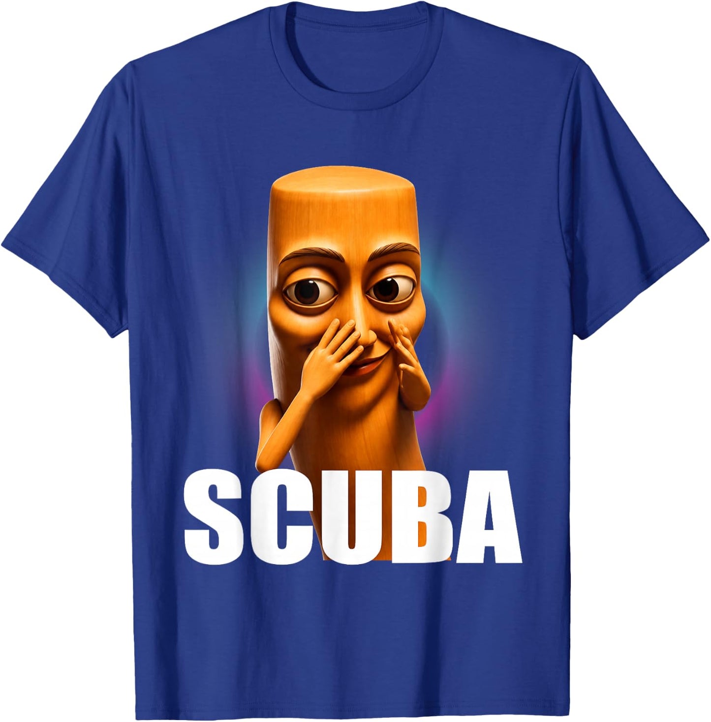 Scuba Tung Tung Sahur Dance Funny Brainrot Meme T-Shirt - T-Shirt | Royal